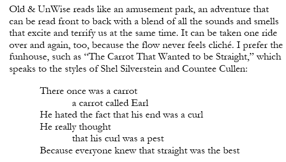 Extract from the Foreword to the book Old & Unwise